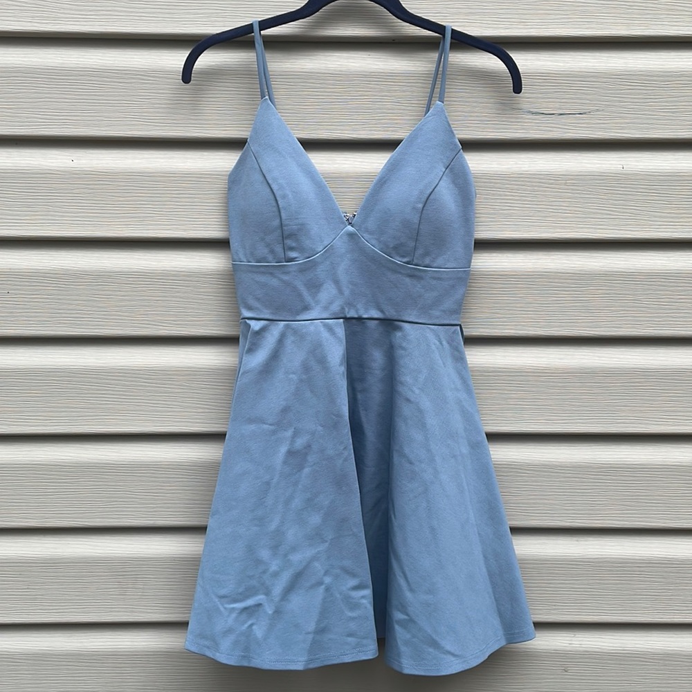Windsor Wavelength Skater Mini Dress